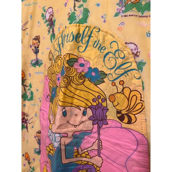 RARE Vintage Yellow 1983 Herself The Elf Sleeping Bag. American Greetings - Picture 2 of 4